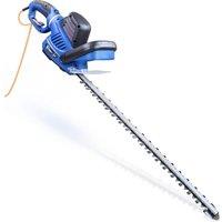 HYUNDAI HYHT680E Corded Hedge Trimmer - Blue & Black, Blue