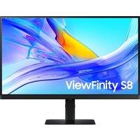 SAMSUNG ViewFinity S8 LS27D800UAUXXU 4K Ultra HD 27" IPS LCD Monitor - Black, Black