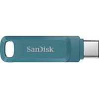 SANDISK Ultra USB Type-C & USB 3.2 Dual Memory Stick - 128 GB, Navagio Bay, Blue