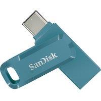 SANDISK Ultra USB Type-C & USB 3.2 Dual Memory Stick - 64 GB, Navagio Bay, Blue