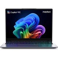 MEDION SPRCHRGD 14 S1 Elite 14 Laptop, Copilot PC - Snapdragon X Elite, 512 GB SSD, Grey, Silver/Grey