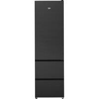 BEKO GNE4603VA 70/30 Fridge Freezer - Black, Silver/Grey