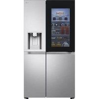 LG InstaView GSXE91BSAD American-Style Smart Fridge Freezer - Brushed Steel, Brushed Steel