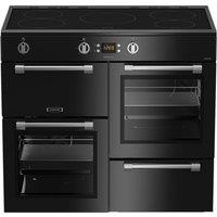 LEISURE Cookmaster CK100D210K Electric Induction Range Cooker - Black, Black