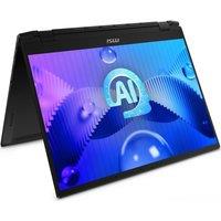 Msi Summit E16 AI Studio 16" 2 in 1 Laptop - Intel Core Ultra 7, 1 TB SSD, Black, Black