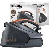 BREVILLE DiamondXpress VIN445 Steam Generator Iron - Dark Grey & Rose Gold, Silver/Grey,Red
