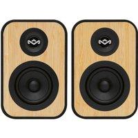 HOUSE OF MARLEY Uplift Bluetooth Bookshelf Speakers - Black & Cream, Cream,Black