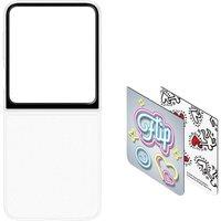 SAMSUNG Flipsuit Z Flip6 Case - Neon, Silver/Grey,Clear