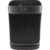 RUSSELL HOBBS RHCH2001S Ceramic Fan Heater - Black & Silver, Black,Silver/Grey