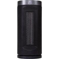 RUSSELL HOBBS RHCTH2001S Portable Ceramic Fan Heater - Black & Silver, Black,Silver/Grey