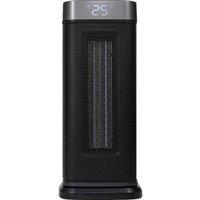 RUSSELL HOBBS RHCH2001G Ceramic Fan Heater - Black & Silver, Black,Silver/Grey