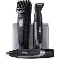 REMINGTON The Works MB905 6-piece Beard Trimmer Kit - Black & Grey, Silver/Grey,Black