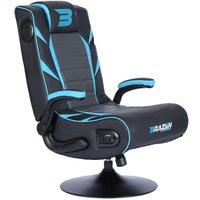 BRAZEN Panther Elite 2.1 Wireless Bluetooth Gaming Chair - Blue, Blue,Black