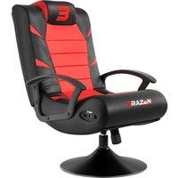 BRAZEN Pride 2.1 Wireless Bluetooth Gaming Chair - Black & Red, Black,Red