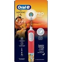 ORAL B Pro Kids Electric Toothbrush - Disney Lion King, Red