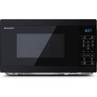 SHARP YC-MS02U-B Compact Solo Microwave - Black, Black