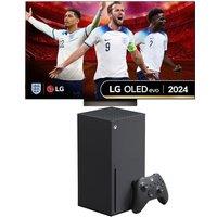 65" Lg OLED65C44LA Smart 4K Ultra HD HDR OLED TV & Xbox Series X Bundle, Black