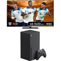 55" Lg OLED55G46LS Smart 4K Ultra HD HDR OLED TV & Xbox Series X (1 TB) Bundle, Silver/Grey