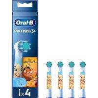 ORAL B Pro Kids Disney Lion King Replacement Toothbrush Head - Pack of 4