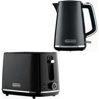 DAEWOO Stirling SDA2682GE Jug Kettle and 2-Slice Toaster Bundle - Black, Black