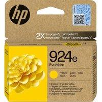 HP 924e EvoMore Yellow Ink Cartridge, Yellow