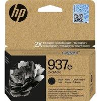 HP 937e EvoMore Black Ink Cartridge, Black