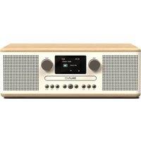 PURE Classic C-D6 DABﱓ Bluetooth Radio - Cotton White & Oak, Brown,White
