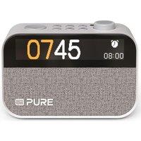 PURE Moment Charge DABﱓ Bluetooth Radio - Cotton White, White
