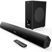 MAJORITY Teton Plus 2.1 Wireless Sound Bar, Black