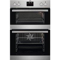 AEG SurroundCook DCB535060M Electric Double Oven - Stainless Steel, Stainless Steel