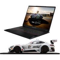 Msi Stealth 18 Mercedes AMG 18" Gaming Laptop & 1:18 Mercedes AMG GT3 Car Model Bundle - Intel Core Ultra 9, RTX 4080, 2 TB SSD, Black