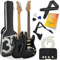 3RD AVENUE XF213AGYPK Electric Guitar Bundle - Rushmore Grey, Silver/Grey
