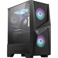 MSI MAG FORGE 100R ATX Mid-Tower PC Case - Black, Black