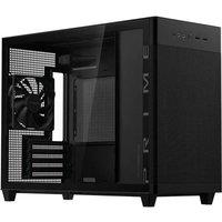 ASUS Prime AP201 TG Mini ITX Mini-Tower PC Case - Black, Tempered Glass, Black