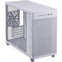 ASUS Prime AP201 TG Mini ITX Mini-Tower PC Case - White, Tempered Glass, White