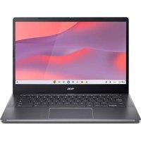 Acer 514 14 Refurbished Chromebook Plus - Intel Core i3, 128 GB eMMC, Grey (Excellent Condition), Silver/Grey