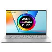 ASUS Vivobook S 15" Refurbished Laptop, Copilot PC - Snapdragon X Plus, 512 GB SSD, Silver (Excellent Condition), Silver/Grey