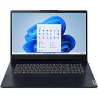LENOVO IdeaPad 3i 17.3 Refurbished Laptop - IntelPentium Gold, 128 GB SSD, Blue (Very Good Condition), Blue