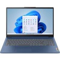 Lenovo IdeaPad Slim 3 15.6" Refurbished Laptop - Intel N100, 128 GB UFS, Blue (Very Good Condition), Blue