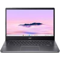 ACER 514 14 Refurbished Chromebook Plus - IntelCore i3, 128 GB eMMC, Grey (Very Good Condition), Silver/Grey