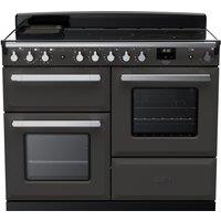 RANGEMASTER Estel Deluxe ESDLO110EIPSLT/CM1 110 cm Electric Induction Range Cooker - Slate & Chrome, Silver/Grey,Black