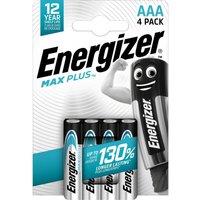 ENERGIZER Max Plus AAA Alkaline Batteries - Pack of 4