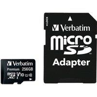 VERBATIM Premium Standard Performance Class 10 microSDXC Memory Card - 256 GB