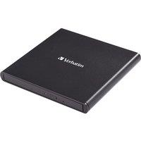 VERBATIM Slimline 98938 External CD/DVD Writer - Black