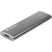 VERBATIM Vx500 External SSD - 480 GB, Silver/Grey