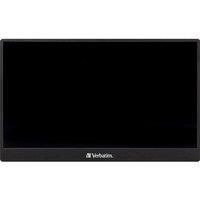 VERBATIM PM-14 Full HD 14" IPS LCD Portable Monitor - Black, Black