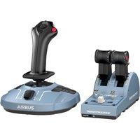 THRUSTMASTER TCA Officer Pack Airbus Editon Joystick & Throttle - Light Blue