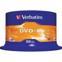 VERBATIM Azo 16x Speed DVD-R Blank DVDs - Pack of 50