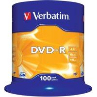 VERBATIM Azo 16x Speed DVD-R Blank DVDs - Pack of 100