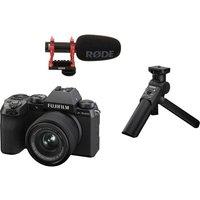 FUJIFILM X-S20 Mirrorless Camera with FUJINON XC 15-45 mm f/3.5-5.6 OIS PZ Lens Vlogger Kit, Black